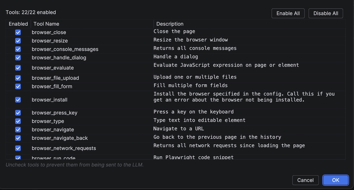 MCP Tools Activation